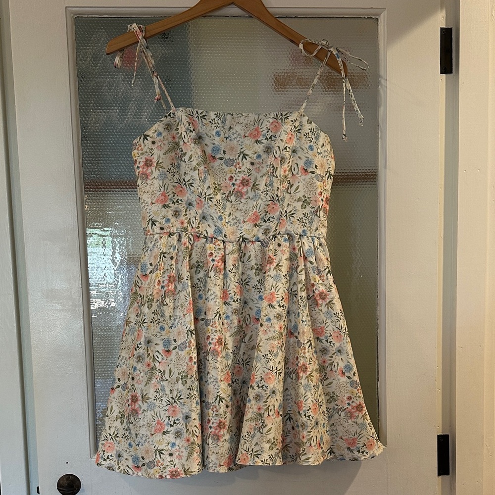 Altar'd State Floral Mini Dress - Multicolor